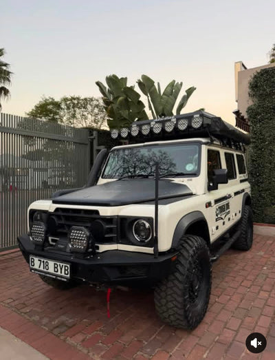 GrenX 4.5” Rear Facing Teardrop Stainless Steel Snorkel System with Sealed Airbox Ineos Grenadier