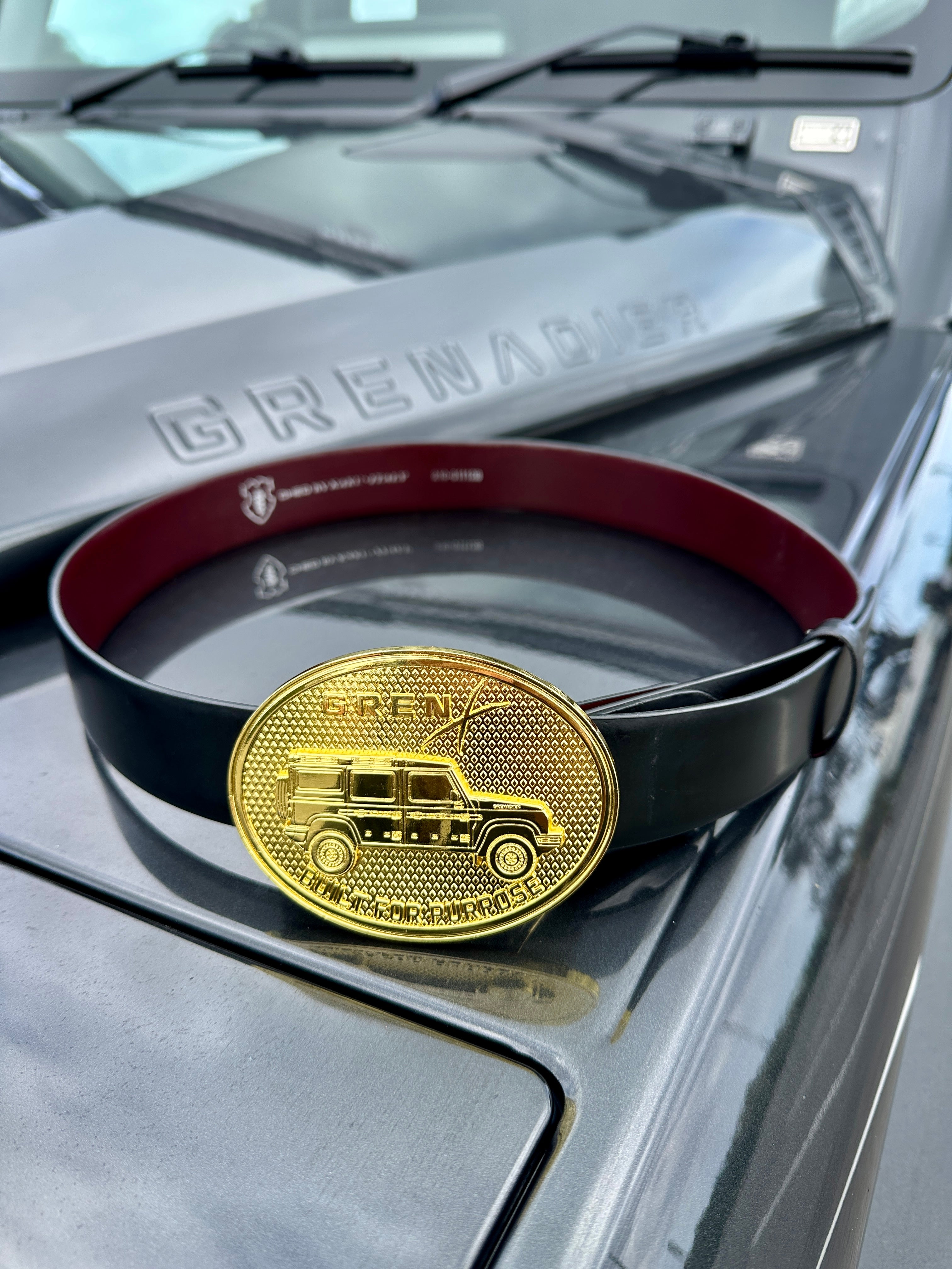 GrenX Gold Belt Buckle to suit leather belts
