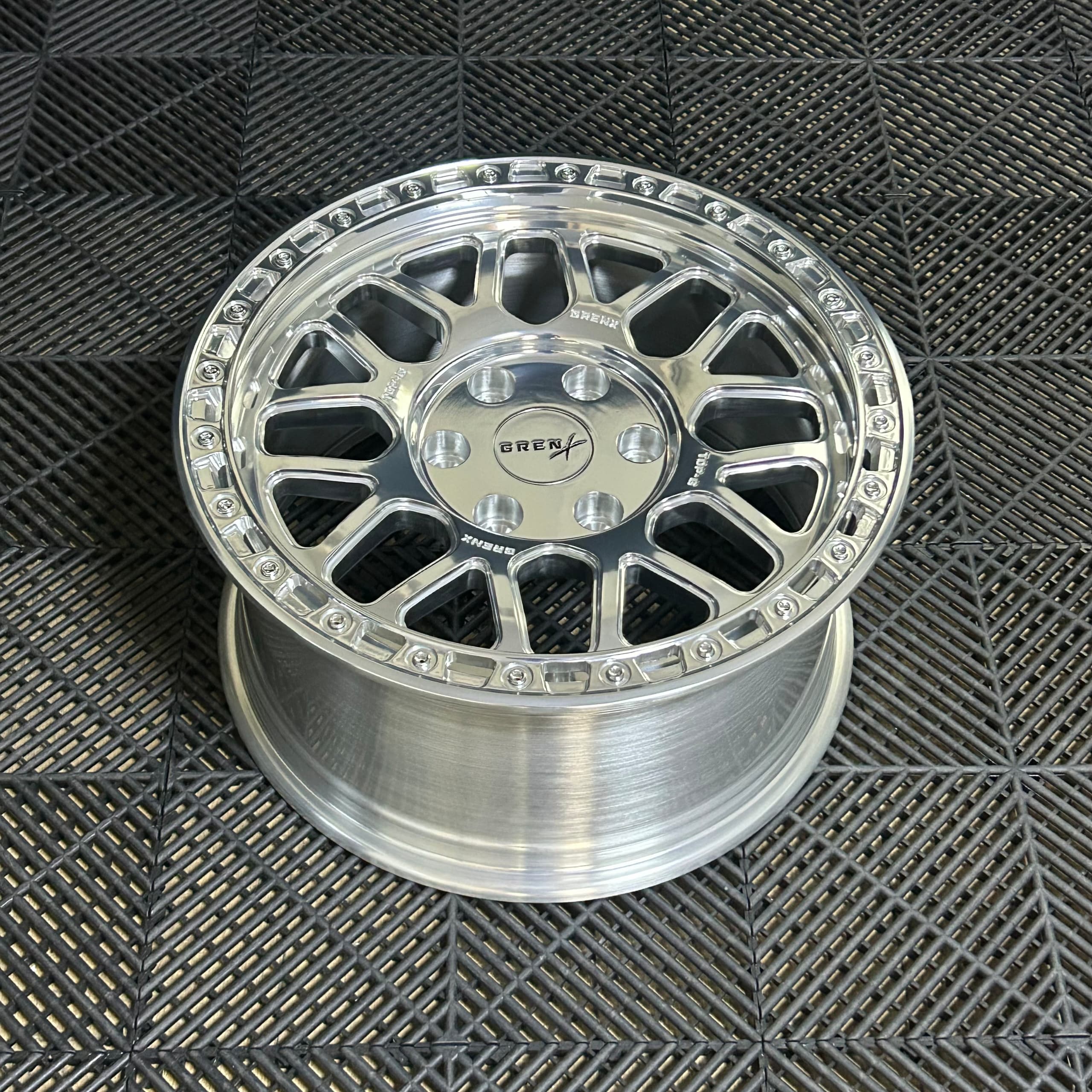 GrenX Top G Forged Monoblock Wheel 17x8.5" 6/130 32ET Black 84.1cb fits Ineos Grenadier Rim