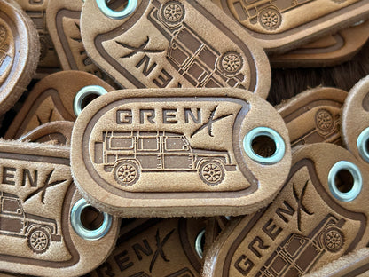 GrenX Leather Keyring