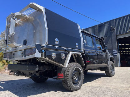 Ineos Grenadier Quartermaster 105 Litre Auxiliary Long Range Fuel Tank Dual Cab Diesel Brown Davis