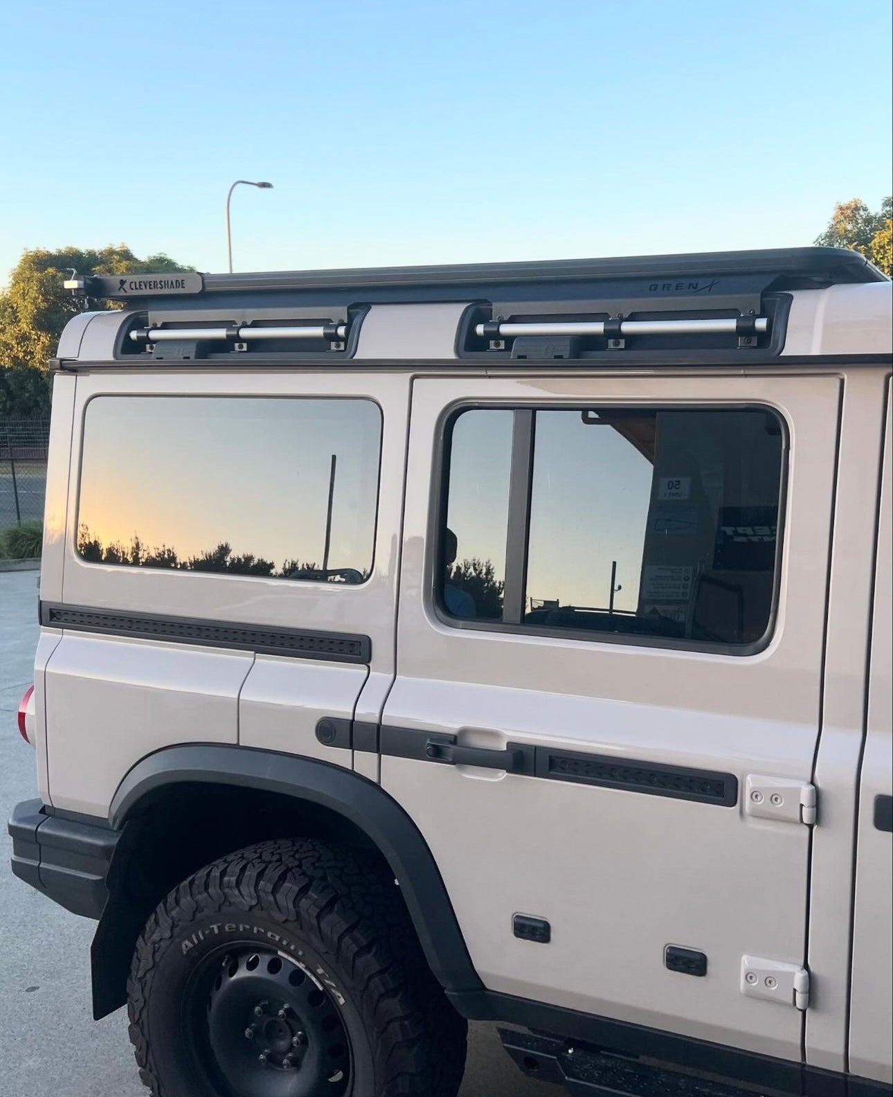 GrenX 3/4 Ultra Low Profile Roof rack system 1800L Ineos Grenadier