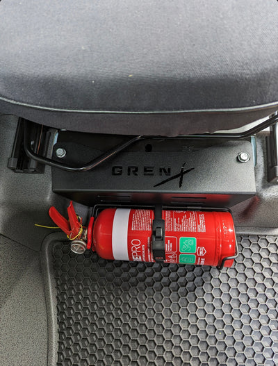 GrenX Fire Extinguisher Bracket Ineos Grenadier Multipurpose Led Flashlight Torch Mount