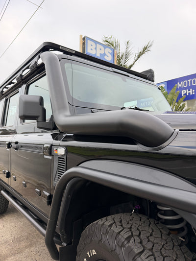 GrenX 4.5” Rear Facing Teardrop Stainless Steel Snorkel System using factory airbox Ineos Grenadier