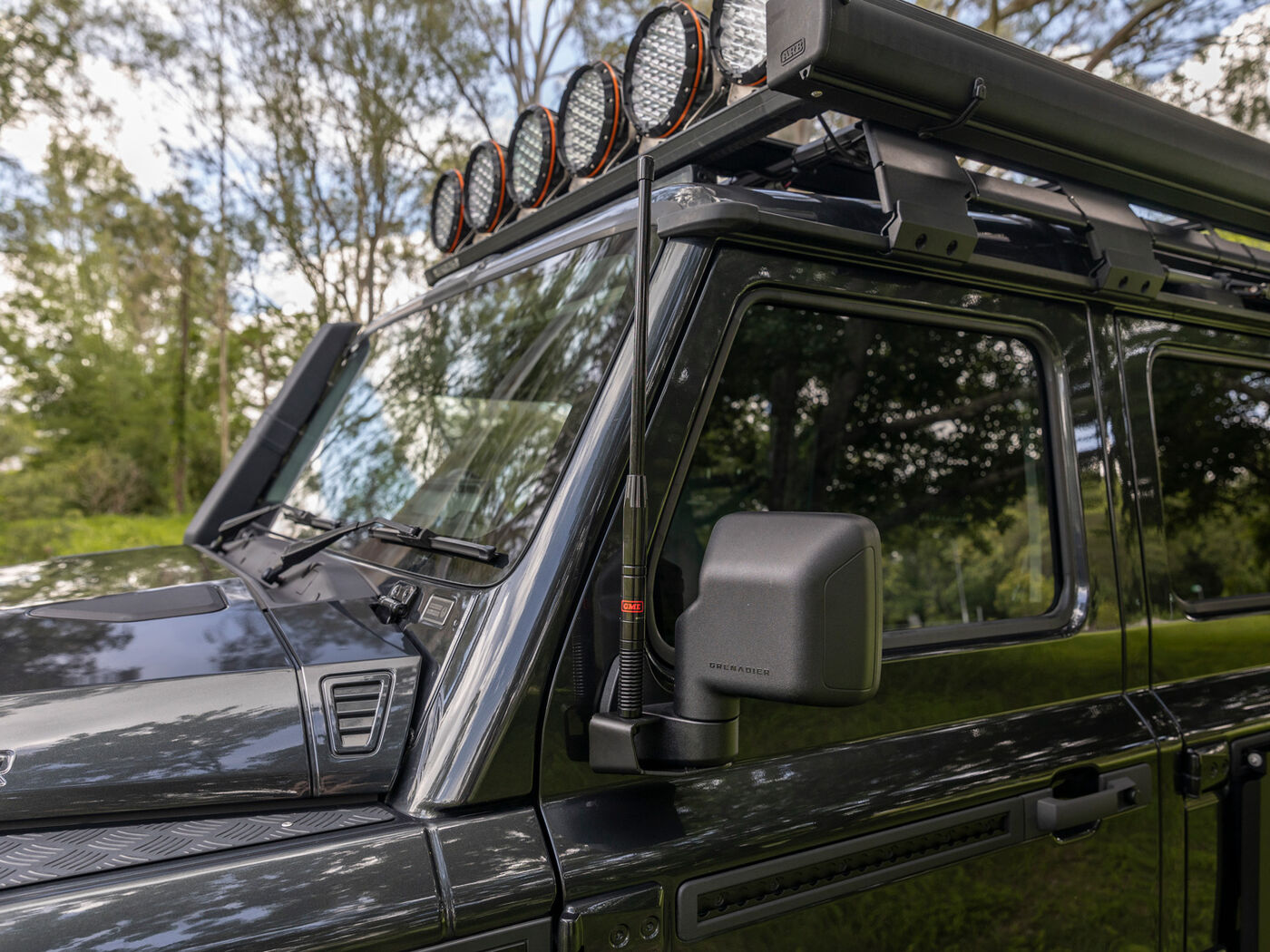 Side Mirror Antenna Mount to suit Ineos Grenadier
