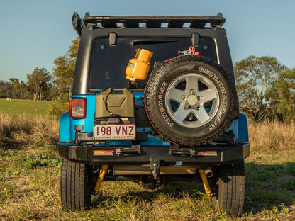 Out-Back Gas Bottle Mount and Spare Tyre Mount