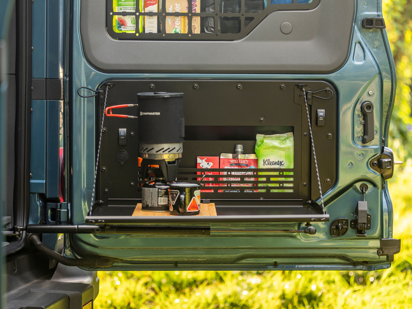 Rear Door Drop Down Table & Door Card to suit the Ineos Grenadier