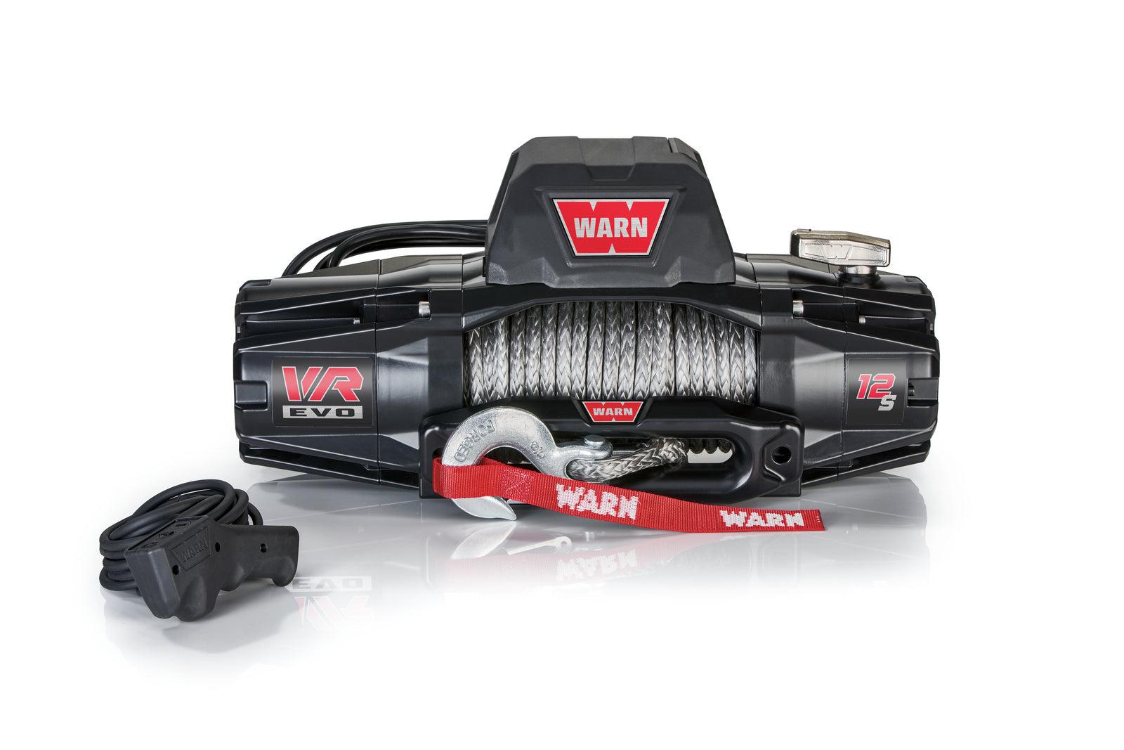 Warn EVO-12S winch with synthetic rope