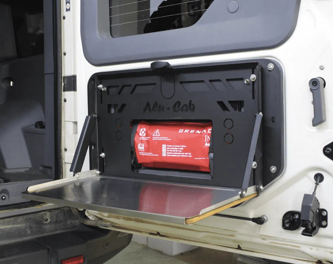 Rear Door Drop-Down Table