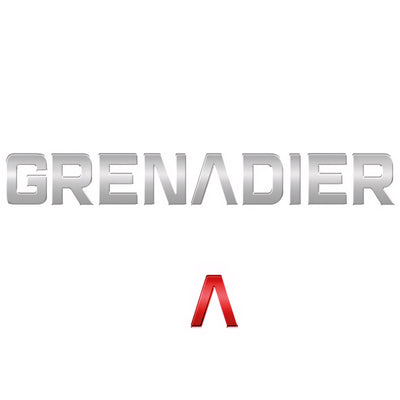 INEOS Grenadier, Plastic Lettering, Hood, self-adhesive decal logo 3D Raised