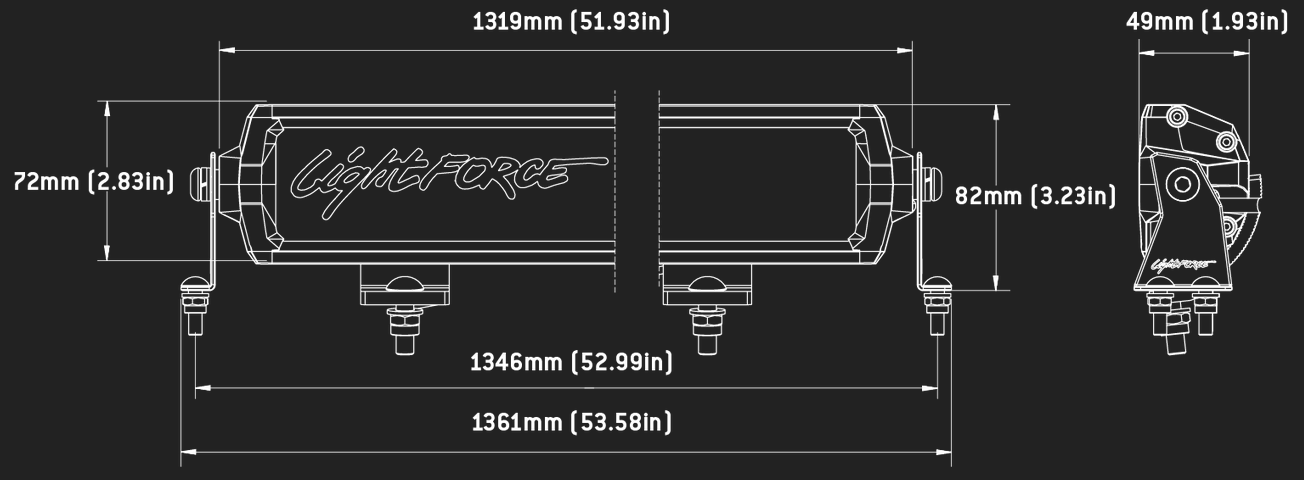 Viper 50 Inch Dual Row LED Light Bar