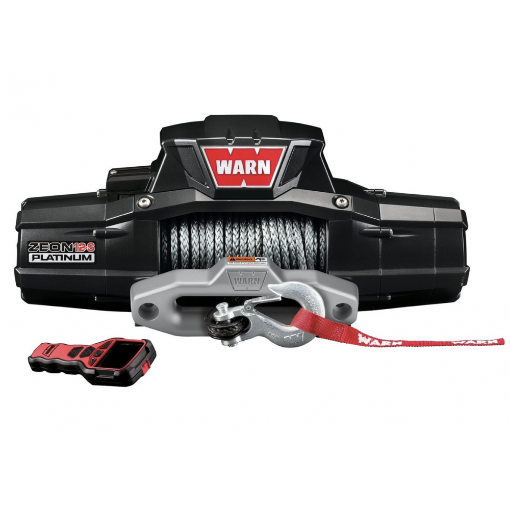 WARN ZEON 12-S Platinum winch 12000lbs with Spydura Pro Synthetic Rope