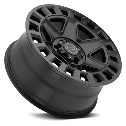 BLACK RHINO YORK Matte Black 17" x 8" +38 Offset 6x130 Bolt Pattern 84.1mm Hub