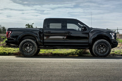 BLACK RHINO YORK Matte Black 17" x 8" +38 Offset 6x130 Bolt Pattern 84.1mm Hub