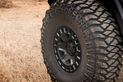 BLACK RHINO YORK Matte Black 17" x 8" +38 Offset 6x130 Bolt Pattern 84.1mm Hub