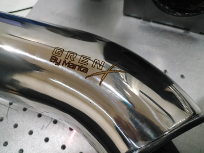 GrenX Exhaust INEOS Grenadier Paticulate Filter back system with Polished Tip 3" Fits Long Range Tank B57 Diesel