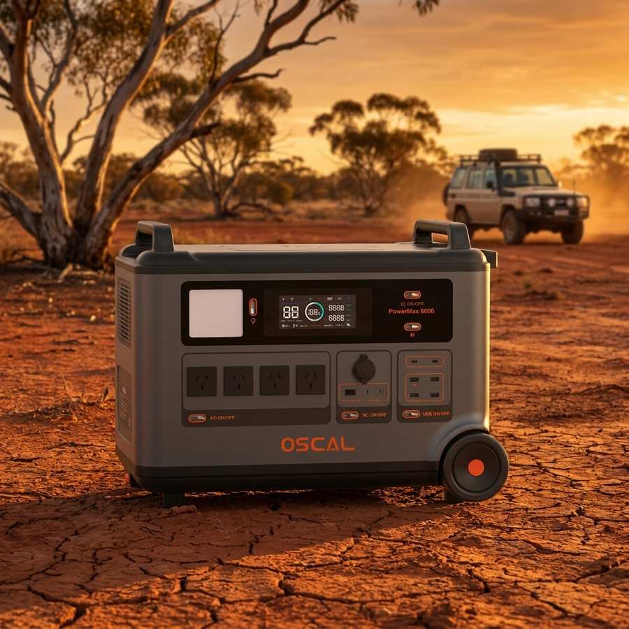 Oscal PowerMax 6000 Portable Power Station 6000W 3600Wh