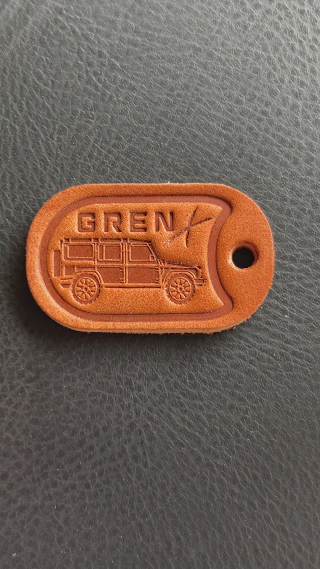 GrenX Leather Keyring