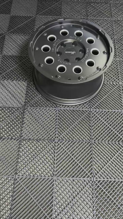 GrenX Mil-Spec Forged Monoblock Wheel 17x8.5" 6/130 32ET Black 84.1cb fits Ineos Grenadier Rim